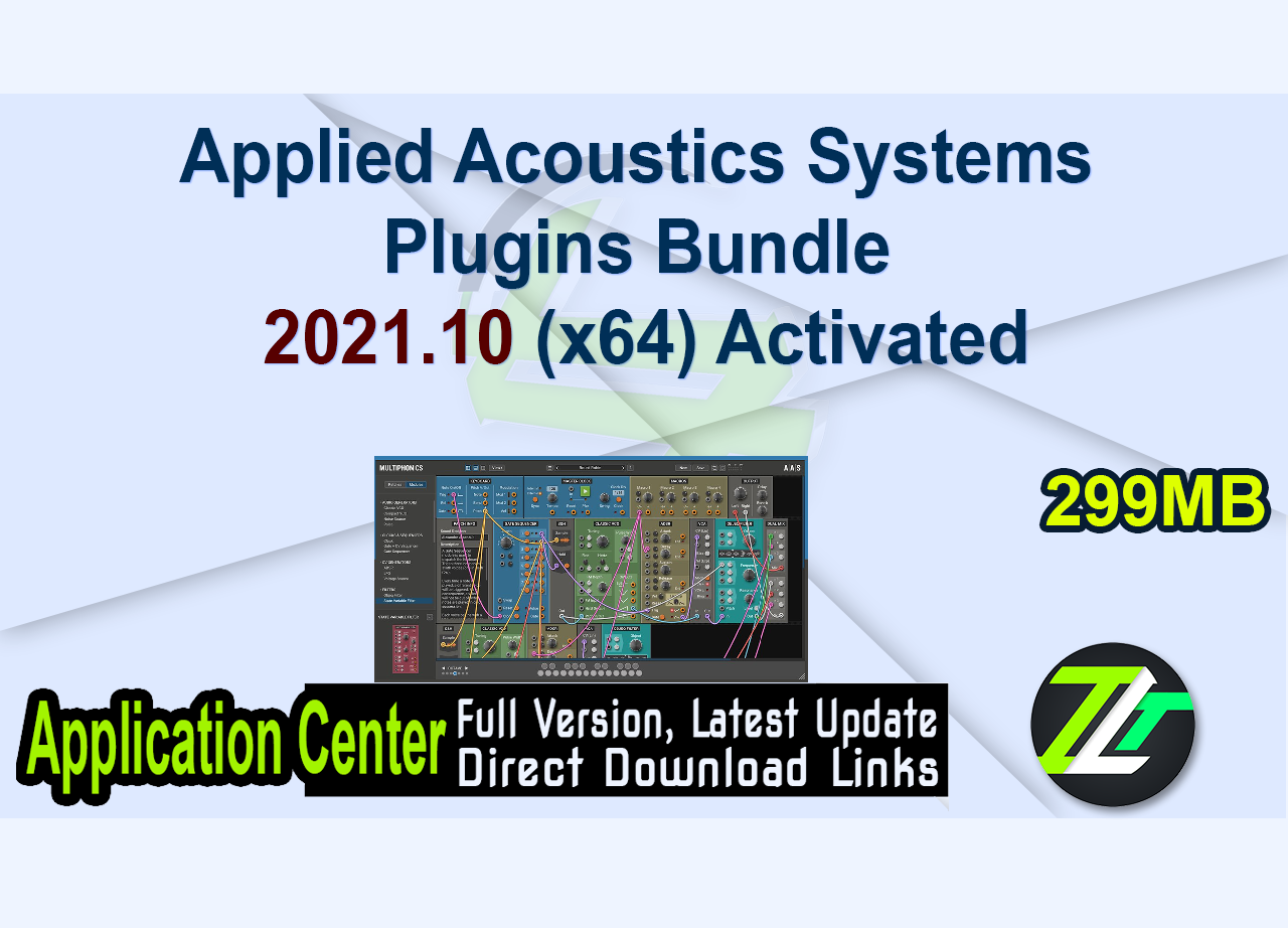 Applied Acoustics Systems Plugins Bundle 2021.10 (x64) Activated