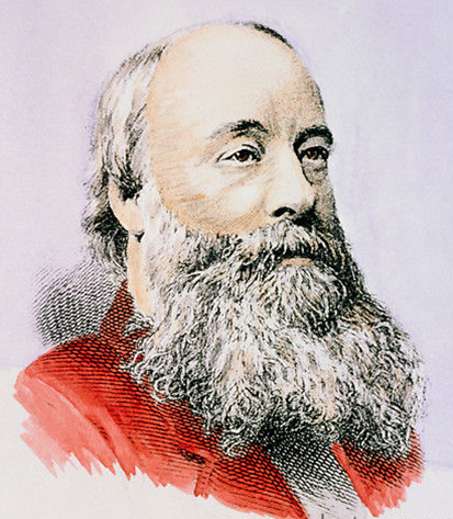 Figura 2‑2.  James Prescott Joule (Salford, Reino Unido, 24 de diciembre de 1818-11 de octubre de 1889) fue un físico inglés, uno de los más notables físicos de su época, conocido sobre todo por sus investigaciones en termodinámica. Descubrió su relación con el trabajo mecánico, lo cual le condujo a la teoría de la energía. La unidad internacional de energía, calor y trabajo, el joule, fue bautizada en su honor. Trabajó con lord Kelvin para desarrollar la escala absoluta de la temperatura, hizo observaciones sobre la teoría termodinámica (efecto Joule-Thomson) y encontró una relación entre la corriente eléctrica que atraviesa una resistencia y el calor disipado, llamada actualmente ley de Joule. Después de numerosos experimentos, obtuvo el valor numérico del equivalente mecánico del calor. Contribuyó a explicar la teoría cinética de los gases. Fue «posiblemente el último autodidacta que hizo una contribución significativa al progreso de la ciencia».