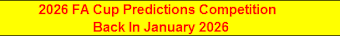 FA Cup 2025 Predictions Table