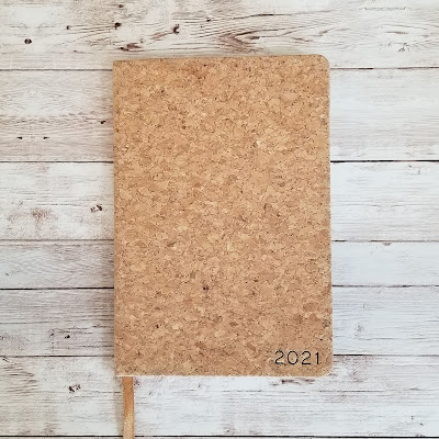 My Eccolo 2021 planner with cork cover.  © 2021 Christy Sheeler Artist