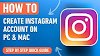 How to create instagram account | Using a Web Browser | leptop/pc me ins...