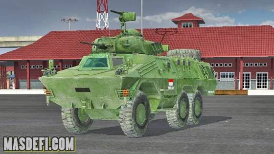 MOD Militer Tank APC Ratel-Command