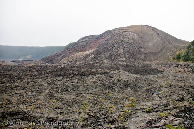 Kilauea Iki Volcano Crater in Hawaii Big Island