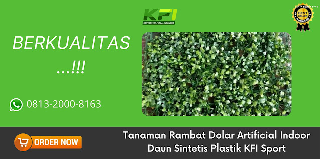 BERKUALITAS...!!! Tanaman Rambat Dolar Artificial Indoor Daun Sintetis Plastik KFI Sport