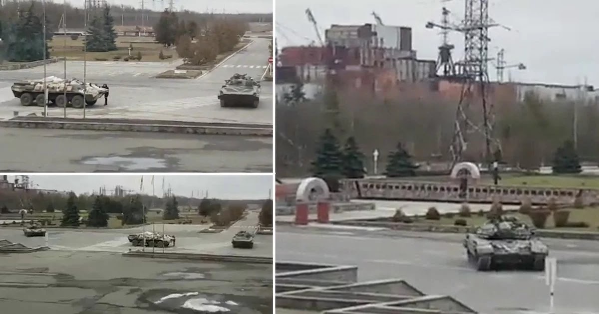 Russian Forces Capture The Chernobyl Nuclear Power Plant