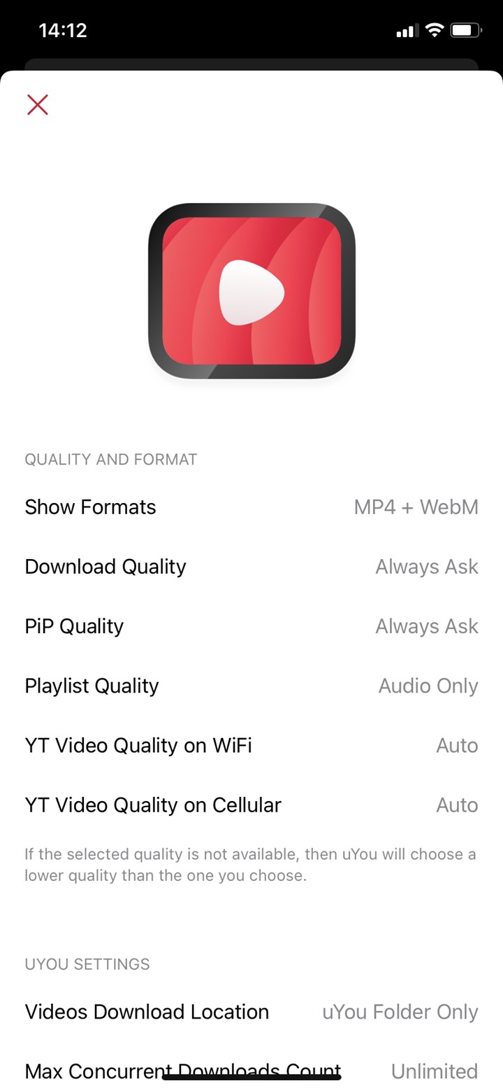 uYouPlus, phiên bản cho iOS