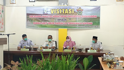 Visitasi Kerjasama Fakultas Kedokteran Unhas dengan UPTD RSUD Latemmamala Soppeng