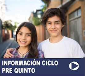 CICLO ESCOLAR QUINTO PRE PRIMERA OPCIÓN CATÓLICA - TERCIO SUPERIOR PUCP