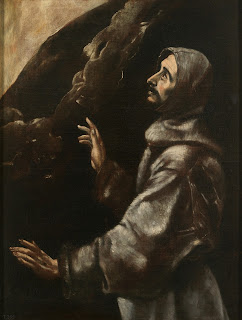 Saint Francis of Assisi in Ecstasy XVII century. Oil on canvas