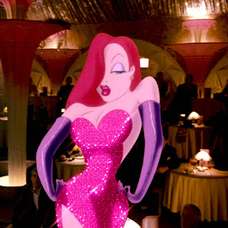 Jessica Rabbit con su espectacular vestido