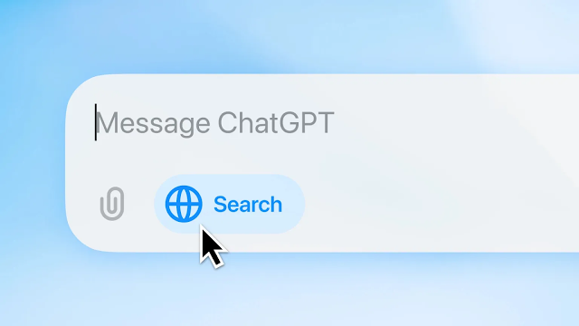 OpenAI ChatGPT New Search Feature Button
