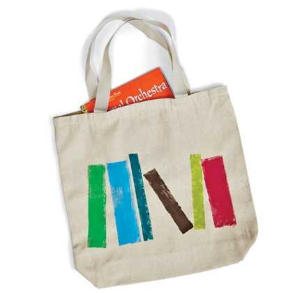 Stamped Book Bag Craft