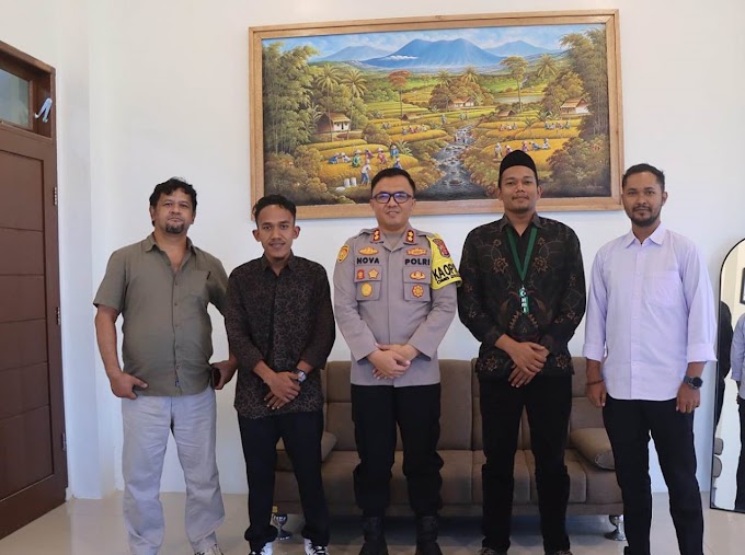 Ini Harapan Kapolres Aceh Timur Saat Terima Kunjungan Silaturahmi Ketua HMI Cabang Aceh Timur