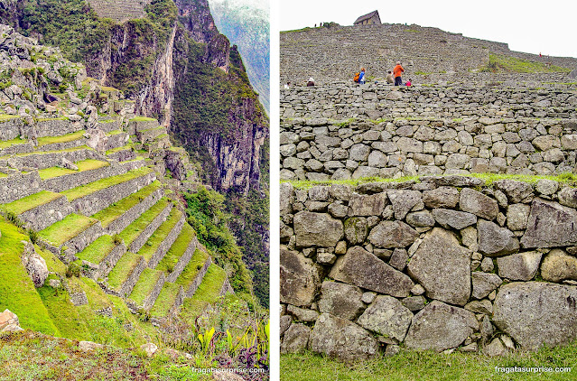 Terraços de cultivo em Machu Picchu, Peru