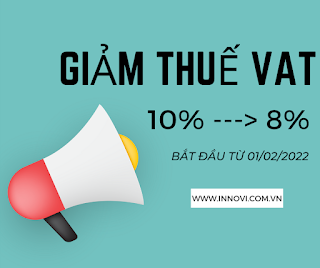 Giảm thuế VAT từ 10% xuống 8%