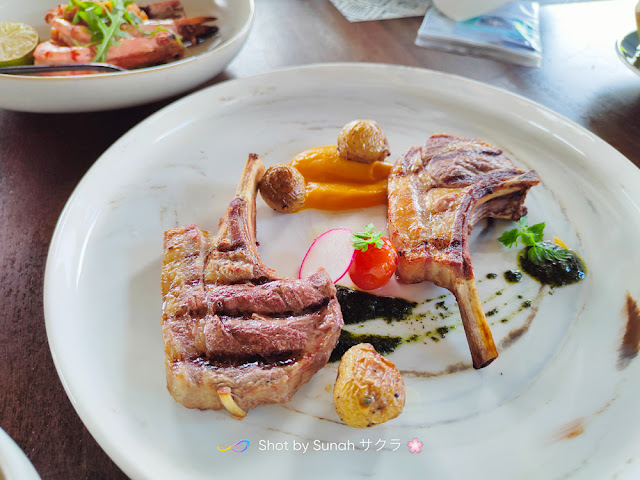 Lamb Cutlets @ Sea.Salt.Fire, Anantara Desaru Coast Resort & Villas