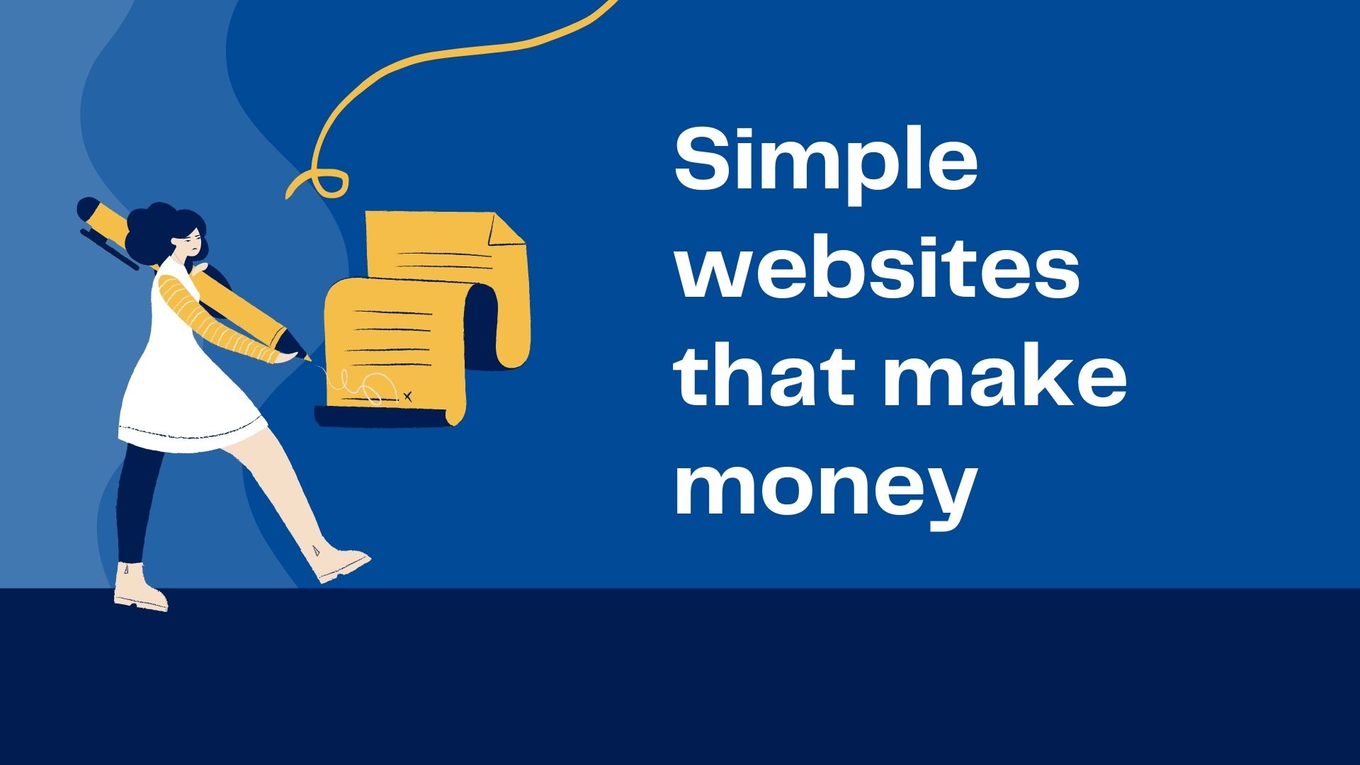 How to make money by opening a website? Simple websites that make money_