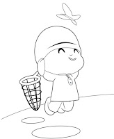 Pocoyo coloring page