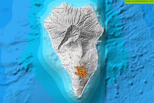 La actividad sísmica ha descendido en el fin de semana