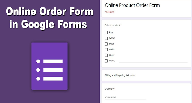 Cara Membuat Form Order Di Google Form Secara Gratis