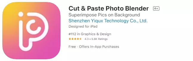 cut and paste photo blender app
