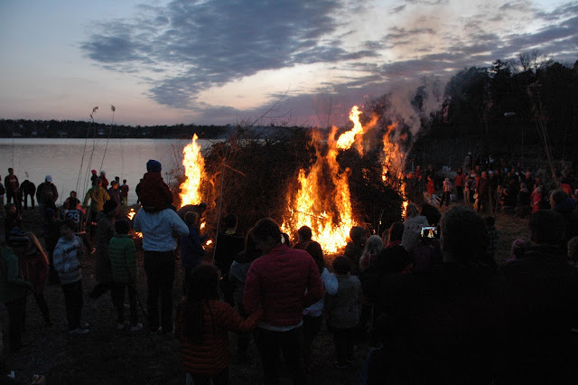 Walpurgis night celebration in Lidingö, Sweden