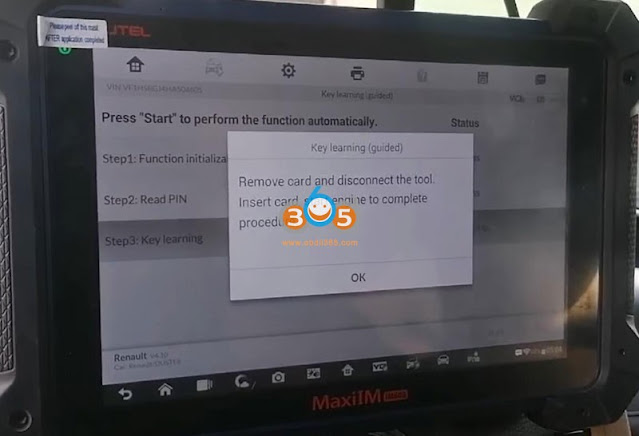 Autel IM608 Program Renault Duster 2017 Key 9