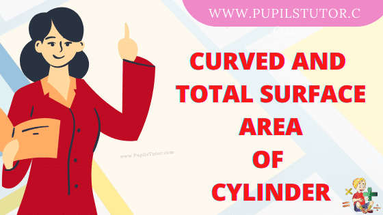 Curved And Total Surface Area Of Cylinder Lesson Plan For B.Ed, DE.L.ED, BTC, M.Ed 1st 2nd Year And Class 8th, 9th And 10th Maths Teacher Free Download PDF On Mega School Teaching Skill In English Medium. - www.pupilstutor.com