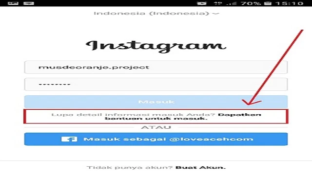 Cara Login IG Lupa Sandi dan Email