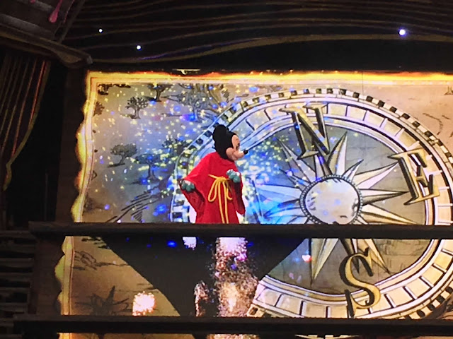 Sorcerer Mickey Mouse Character in Mickey and the Magic Map Show at Disneyland
