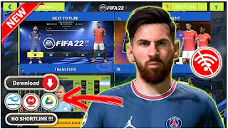 Download Dream League Soccer 2022 MOD FIFA 22 Edition New Update Transfer & Jersey Season 2021-22
