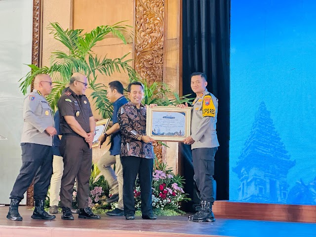 *Polres Nganjuk Kembali Raih Peringkat Pertama Kinerja Pelaksanaan Anggaran Terbaik Semester 1 tahun 2024*