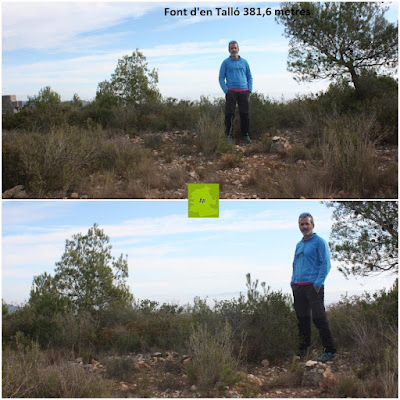 CIMS I COTES DEL BAIX PENEDÈS - MASLLORENÇ, cota més alta del terme municipal de Masllorenç a l'urbanització de la Font d'en Talló