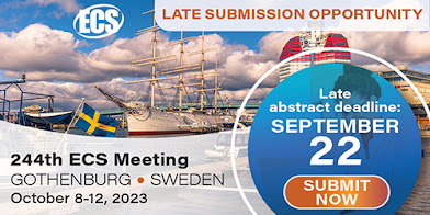 244th ECS Meeting October 8-12, 2023 | Gothenburg, Sweden