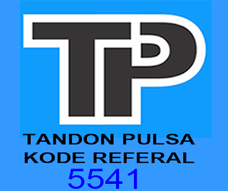 kode aplikasi tandon pulsa referalnya 5541