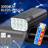 Rechargeable Powerful LED Bicycle Headlight Power Bank