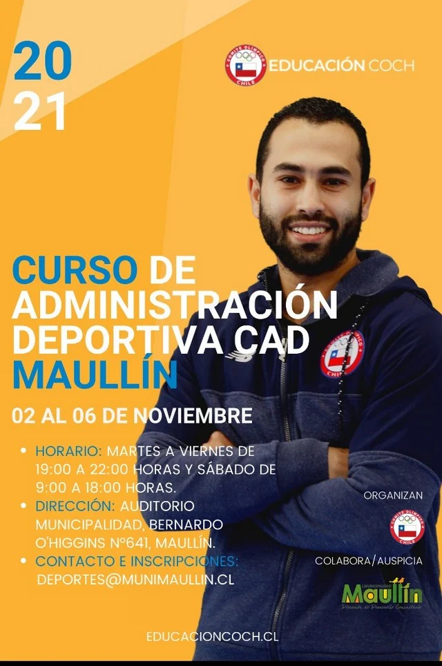 Curso de administración deportiva en Maullín