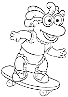 Baby Scooter coloring pages
