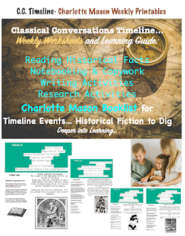 Classical Conversations Timeline Extension Worksheets