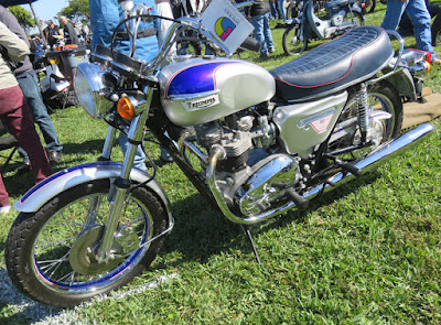 1977 Triumph Bonneville motorcycle.