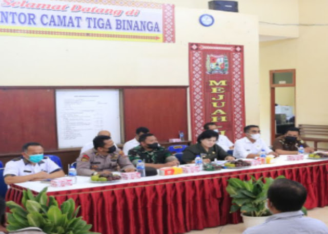 Bupati Karo Rapat Rencana Pengerjaan Pembangunan Jalan Desa Liang Melas Datas