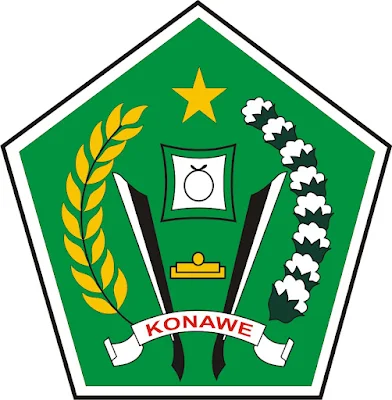 Logo / Lambang Kabupaten Konawe - Latar (Background) Putih & Transparent (PNG)