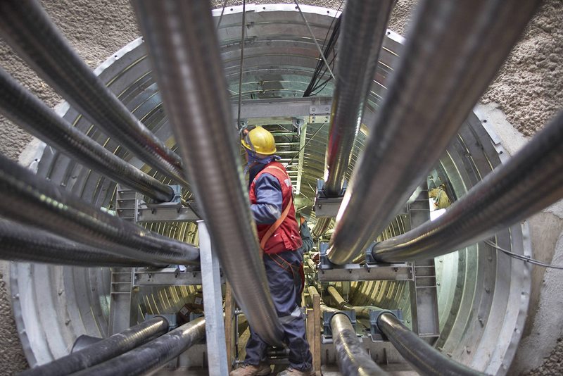 Túnel de transmisión eléctrica de Cerro Navia saldrá en documental de la BBC