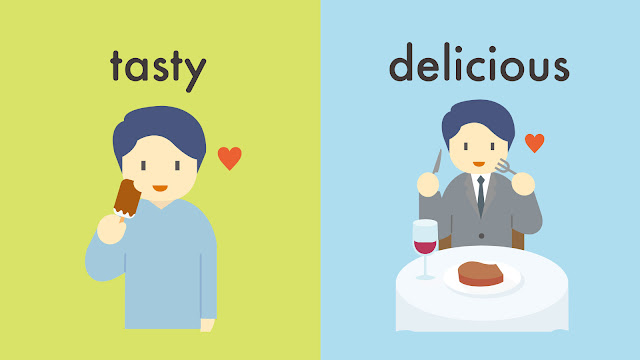 tasty と delicious の違い