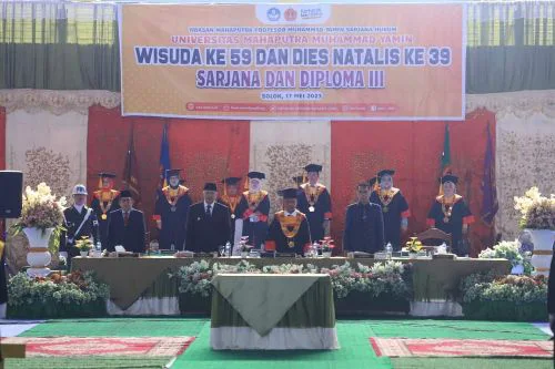 99 Orang Wisudawan Ke 59 dan Dies Natalis Ke 39 UMMY Solok Dihadiri Wali Kota Solok