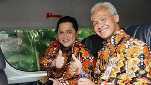 Soal Cawapres Ganjar, Analis Sebut Ada Kemungkinan PDIP Bakal Pilih Erick Thohir, Nasib Sandiaga Uno?