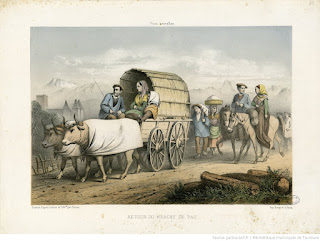 Название :  Retour du Marché de Pau Автор  :  Gorse, Pierre (1816-1875). Fonction indéterminée