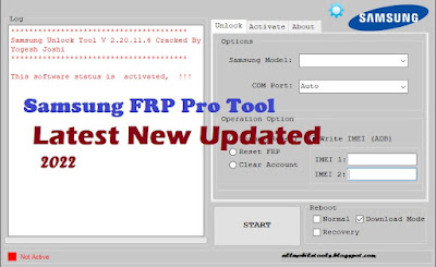 Samsung FRP Pro Tool Latest Updated