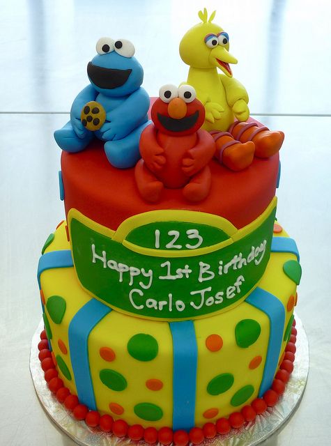 sesame street cake