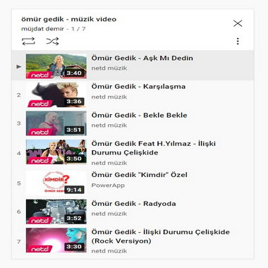 youtube com - ömür gedik - müzik video